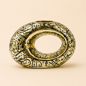 Luxury Golden Bakhoor Stand with Arabic Calligraphy | Arafaan