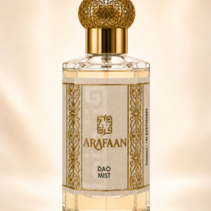Arafaan DAO MIST premium alcohol free attar bottle with elegant gold cap